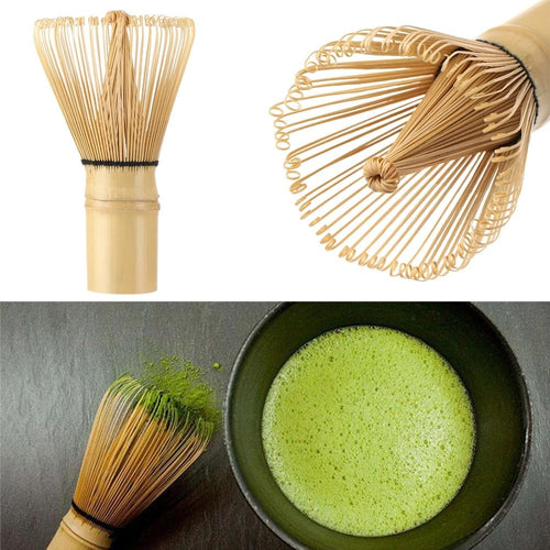 Fouet à matcha en bambou
