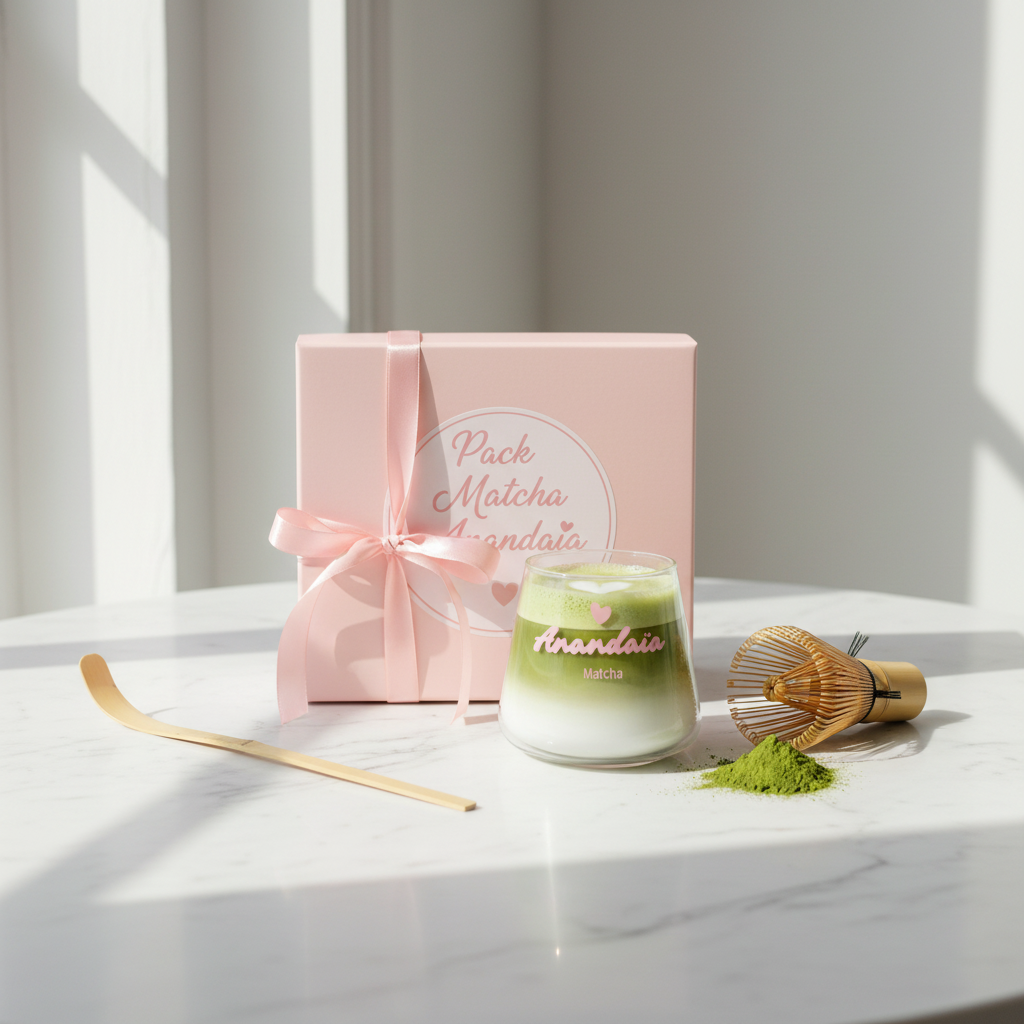 Pack Matcha Anandaia – Packaging Rose
